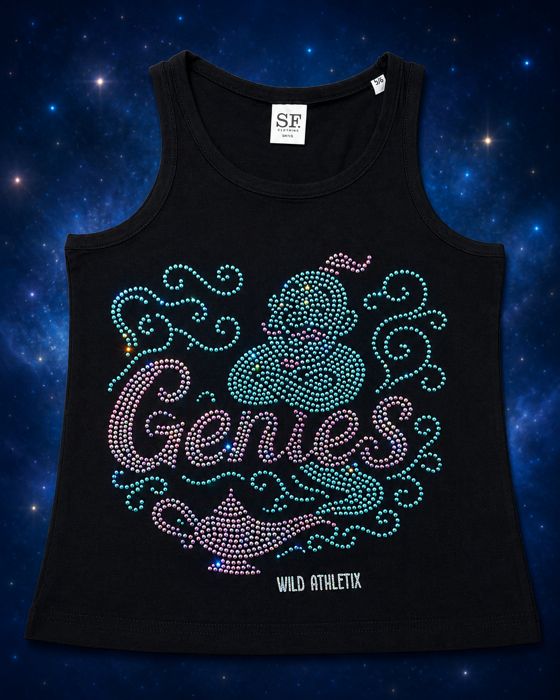 Vest Rhinestone Genies